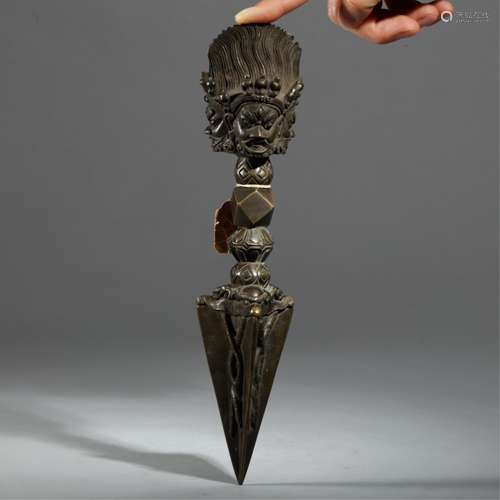 CHINESE TIBET BRONZE PHURBA