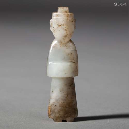 CHINESE JADE CARVED FIGURINE