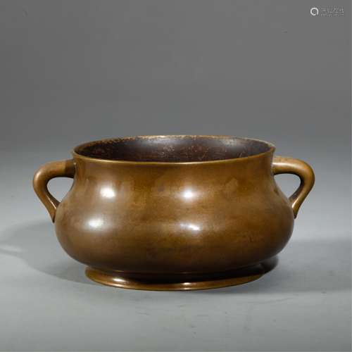 CHINESE BRONZE CENSER BURNER