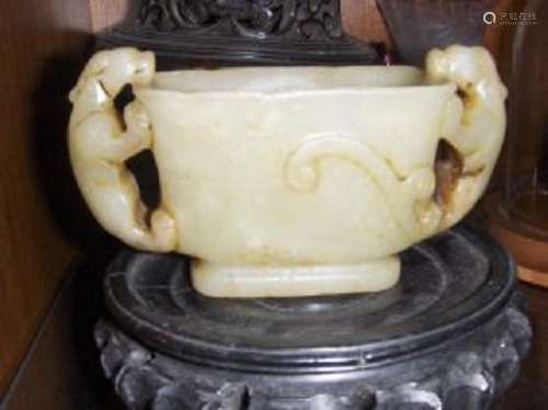 Chinese jade ming or earlier cup