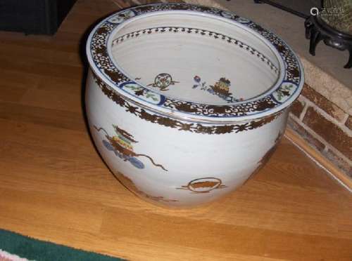 a large Chinese export bowl.