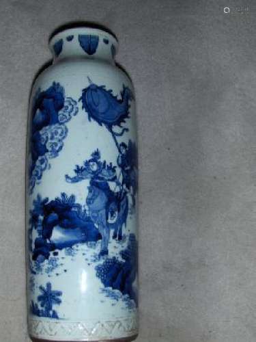 Chinese blue and white vase large