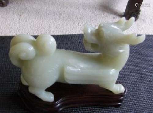 Chinese jade large qiling