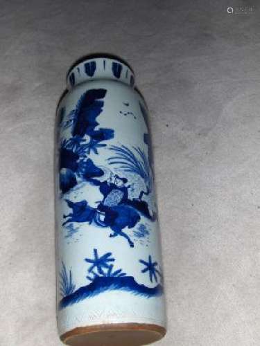 Chinese blue and white vase