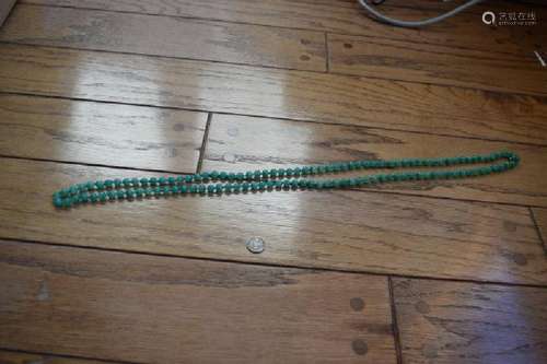 green necklace