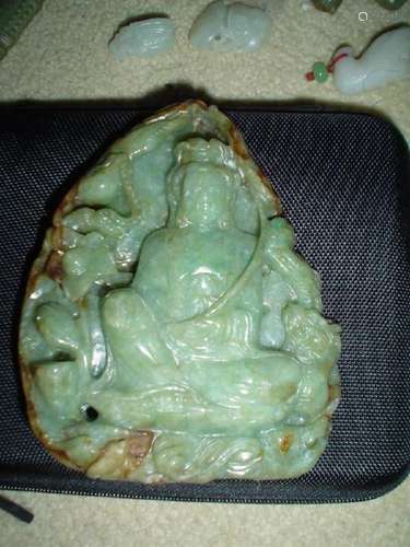 Chinese jadeite buddha (rusty)