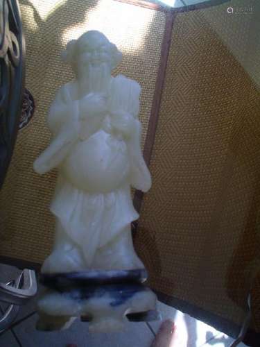 Chinese antique carving. 7 inches old man