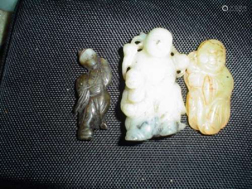 A group of ming or earlier chinese jade boys