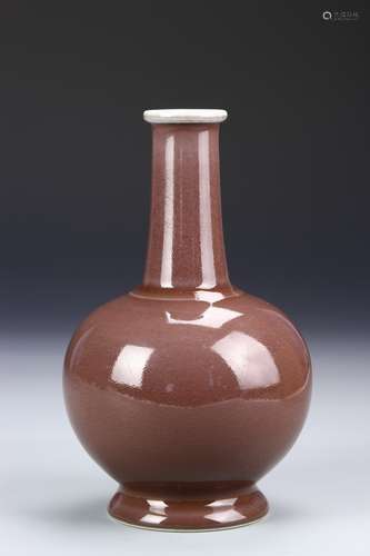 Chinese Eggplant Glazed Vase