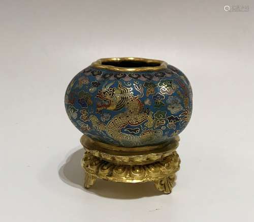 Cloisonne Enamel Censer With Mark