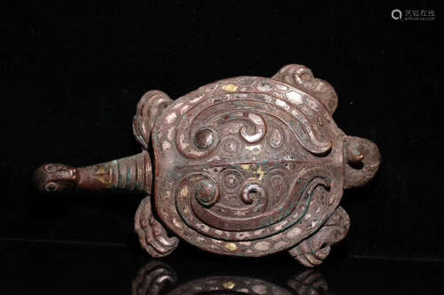 A BRONZE BELT HOOK