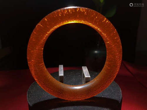 AN AMBER BANGLE