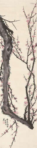 彭玉麟（1816～1890） 红梅 立轴 设色纸本
