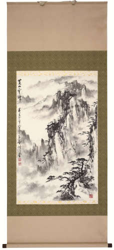 董寿平（1904～1997） 山水 立轴 纸本