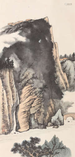孙云生（1918～2000） 山水 立轴 设色纸本