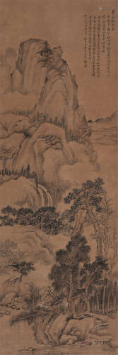 戴煕（1801～1860） 山水 立轴 设色纸本