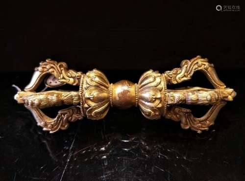 Gilt Bronze Vajra