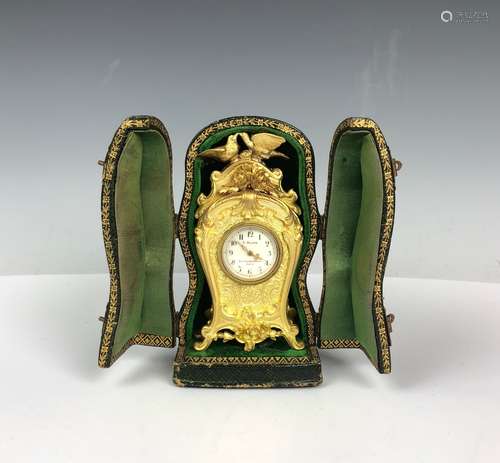 Antique Small Clock With Orignal Box