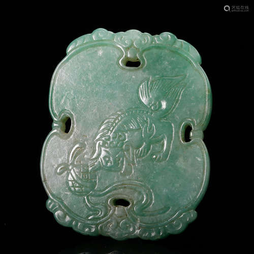 CHINESE JADEITE PLAQUE