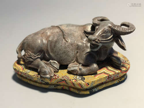 CHINESE SOAPSTONE CARVED WATER BUFFALO
