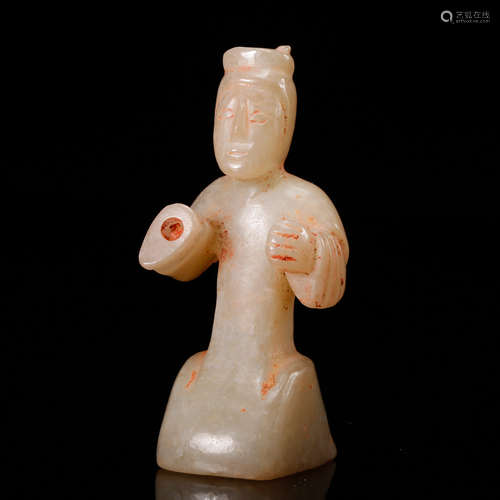 CHINESE JADE FIGURINE