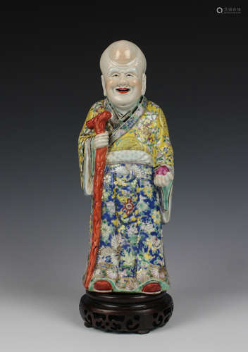 CHINESE FAMILLE ROSE PORCELAIN LAOSHOU