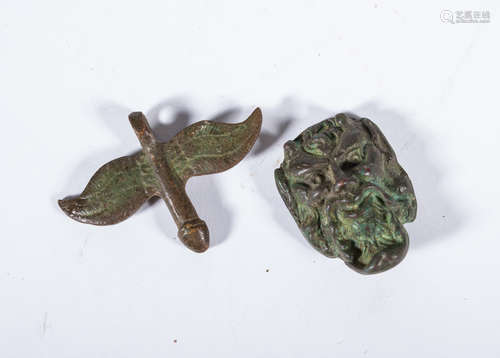 ANCIENT ROMAN BRONZE AMULET