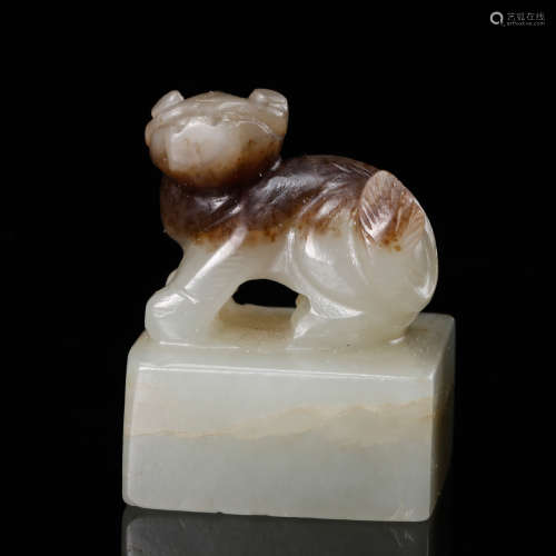 CHINESE JADE CARVED SEAL