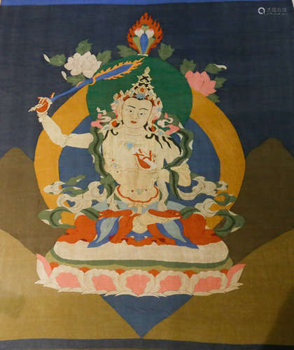 CHINESE TIBETAN KESI THANGKA