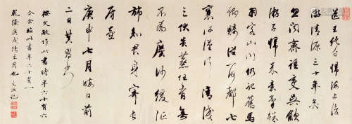 王文治（1730～1802） 书法 横披 水墨纸本