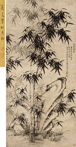 夏昶（1388—1470） 清风高节 立轴 纸本水墨