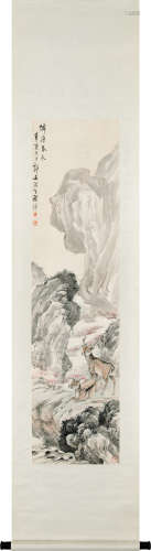 程璋（1869～1938） 仙源春永 立轴 纸本