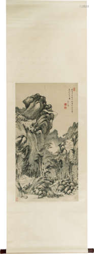王宸（1720～1797） 山水 立轴 纸本