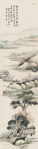 胡公寿（1823～1886） 秋入吴淞 镜片 纸本