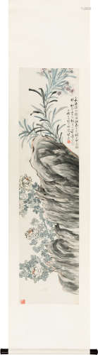 姚华（1876～1930） 春去花开 立轴 纸本