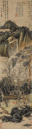 赵孟頫（1254～1322）（款） 高士图 立轴 纸本水墨