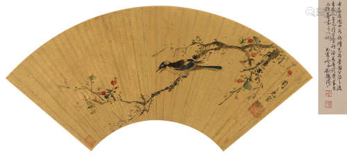 周之冕（1521～？） 花鸟 镜心（片） 金笺设色