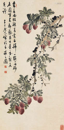 陈半丁（1876～1970） 大利图 立轴 纸本设色