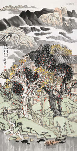 黄格胜（b.1950） 云山无尽 镜片 设色纸本