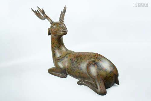 LACQUERED 'DEER' FIGURE