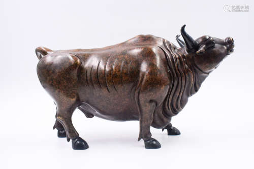 BRONZE CAST 'BULL' FIGURE