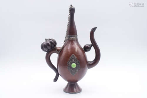 MOULDED GOURD WINE EWER