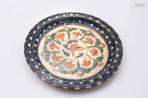 SANCAI GLAZED DISH