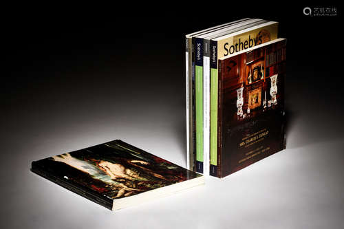 EIGHT ENGLISH BOOKS 'SOTHEBY'S AUCTION CATALOGS'