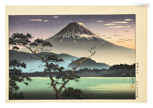 JAPANESE PRINT 'LANDSCAPE SCENERY'