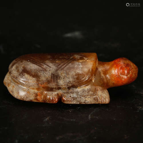 CHINESE JADE CARVED TURTLE