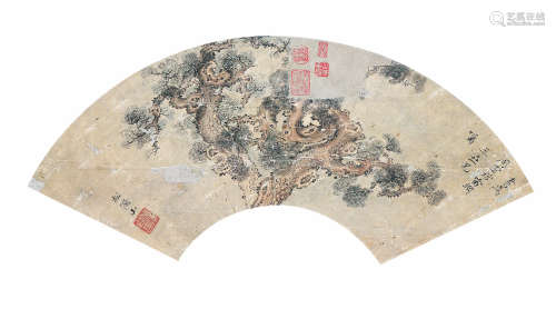 傅山(1607-1684)古松