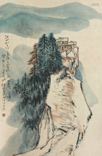 何海霞(1908-1998)华嶽胜景