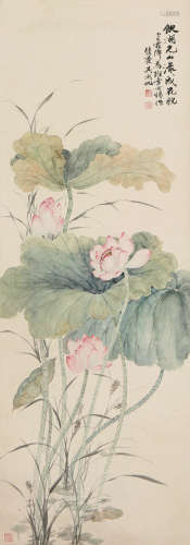 吴湖帆(1894-1968)彩荷