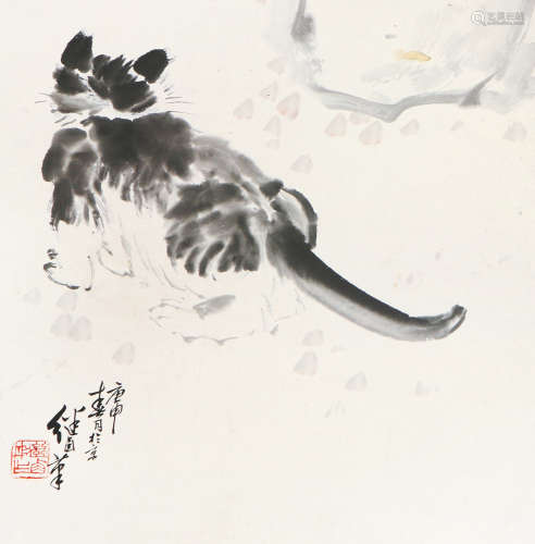 刘继卣(1918-1983)猫趣